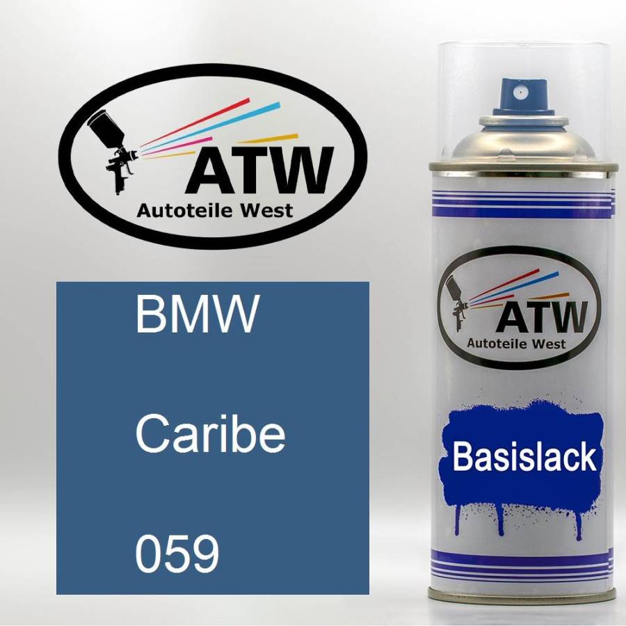 BMW, Caribe, 059: 400ml Sprühdose, von ATW Autoteile West.