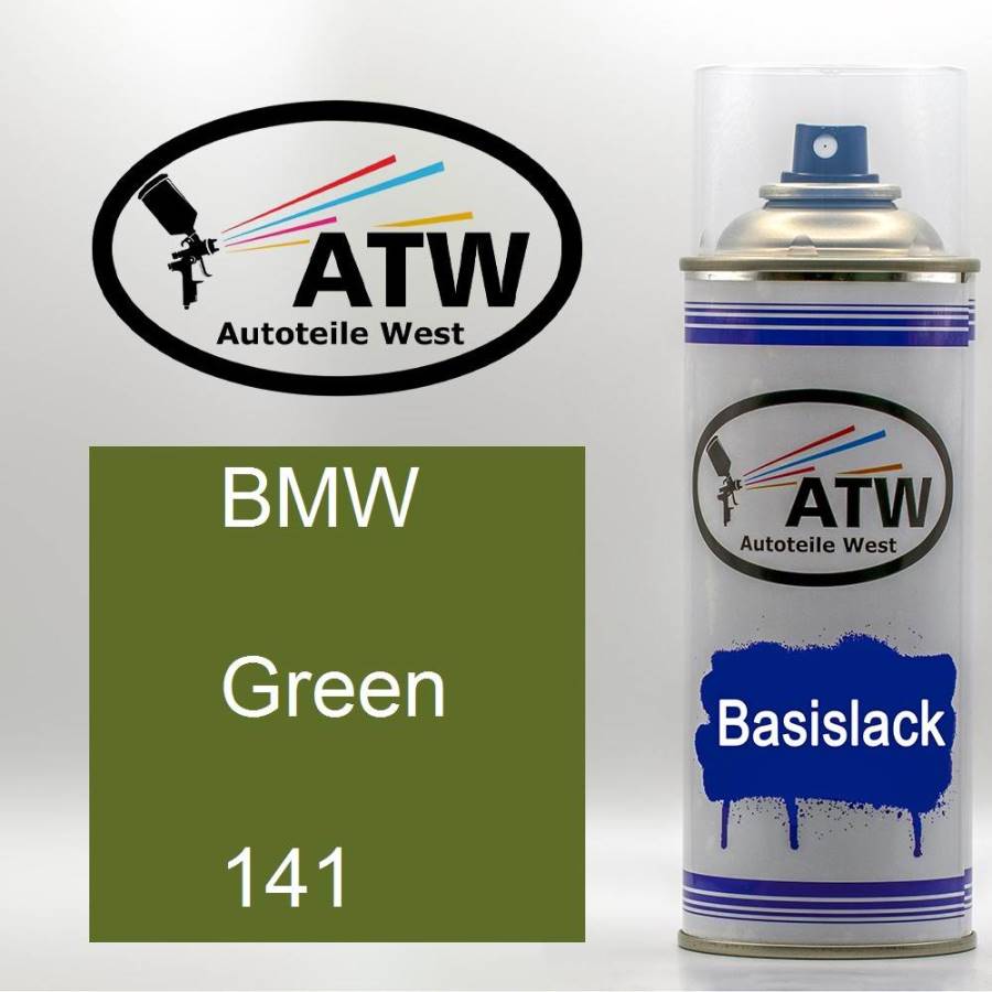 BMW, Green, 141: 400ml Sprühdose, von ATW Autoteile West.