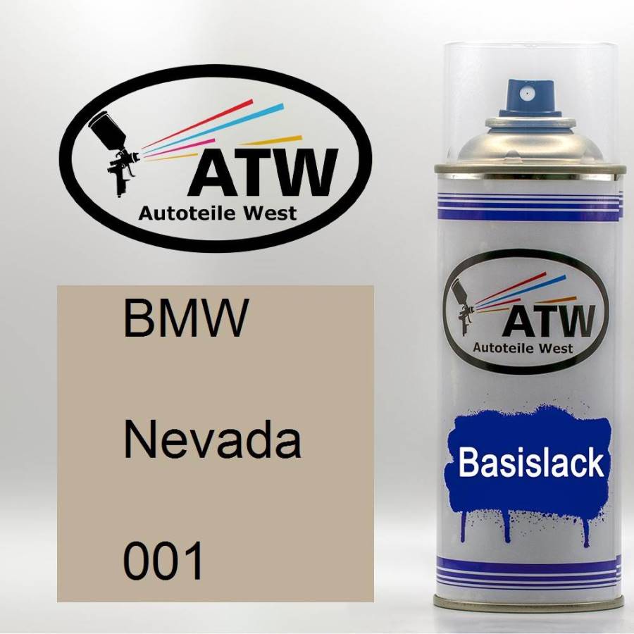 BMW, Nevada, 001: 400ml Sprühdose, von ATW Autoteile West.