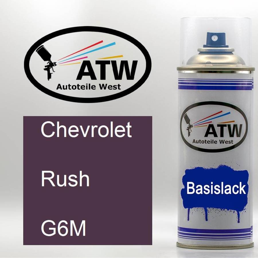 Chevrolet, Rush, G6M: 400ml Sprühdose, von ATW Autoteile West.