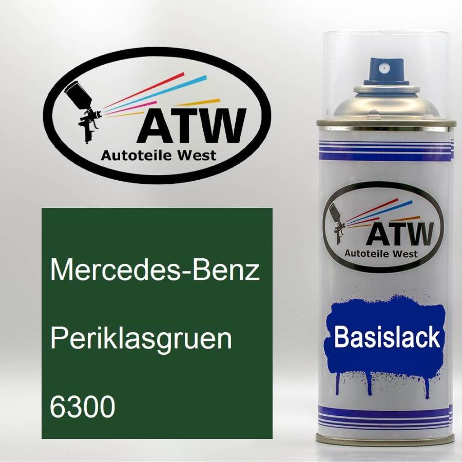 Mercedes-Benz, Periklasgruen, 6300: 400ml Sprühdose, von ATW Autoteile West.
