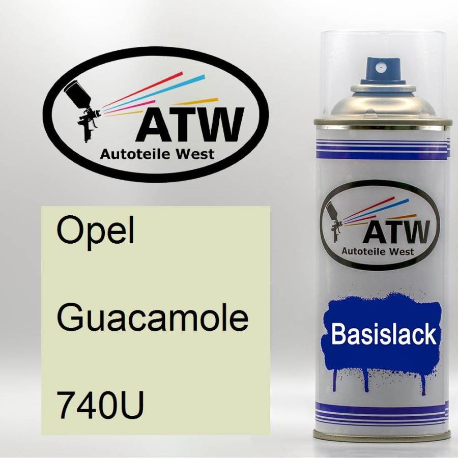 Opel, Guacamole, 740U: 400ml Sprühdose, von ATW Autoteile West.