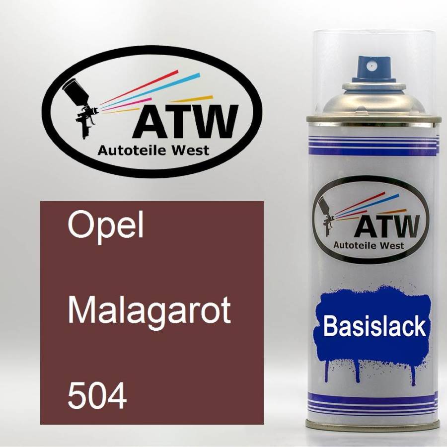 Opel, Malagarot, 504: 400ml Sprühdose, von ATW Autoteile West.