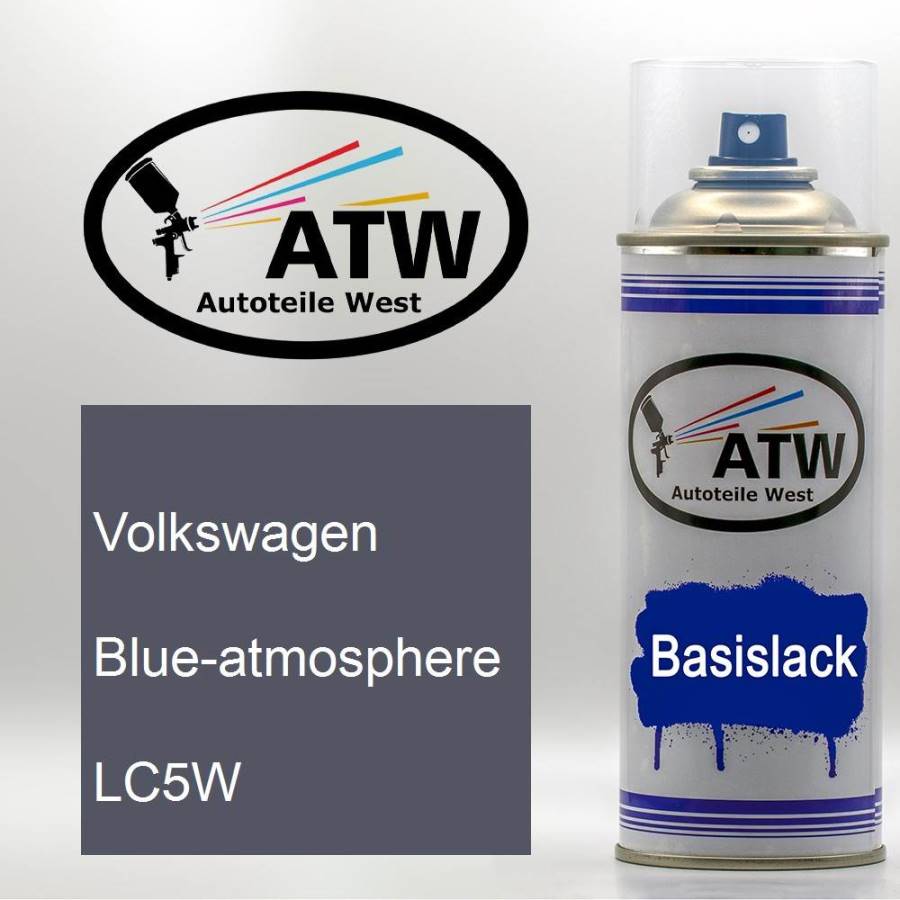 Volkswagen, Blue-atmosphere, LC5W: 400ml Sprühdose, von ATW Autoteile West.