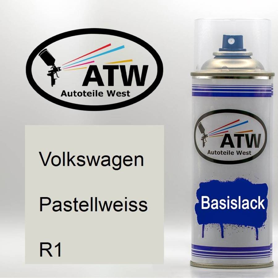 Volkswagen, Pastellweiss, R1: 400ml Sprühdose, von ATW Autoteile West.