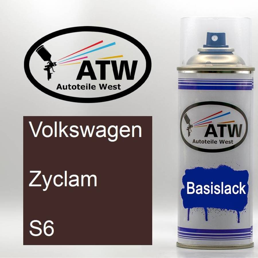 Volkswagen, Zyclam, S6: 400ml Sprühdose, von ATW Autoteile West.