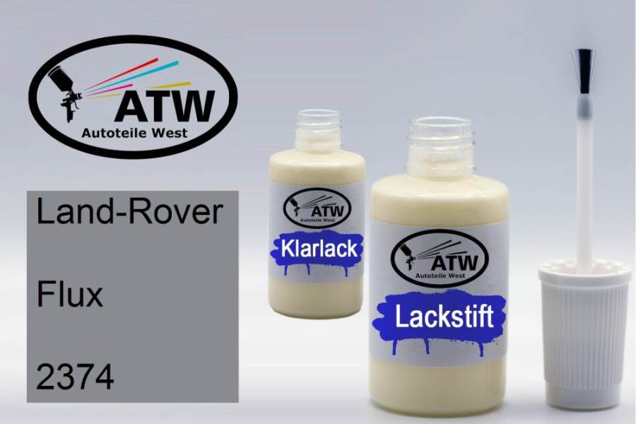 Land-Rover, Flux, 2374: 20ml Lackstift + 20ml Klarlack - Set, von ATW Autoteile West.