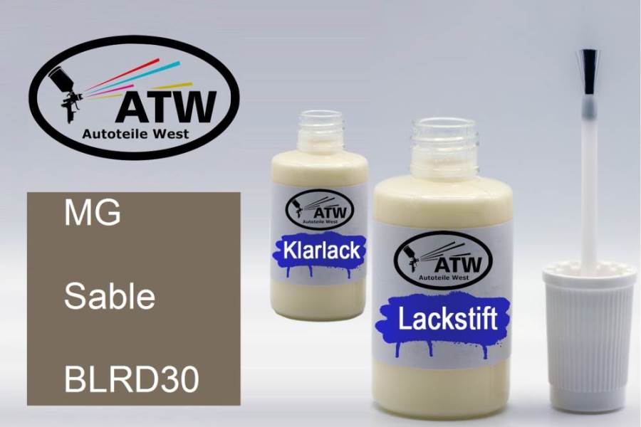 MG, Sable, BLRD30: 20ml Lackstift + 20ml Klarlack - Set, von ATW Autoteile West.