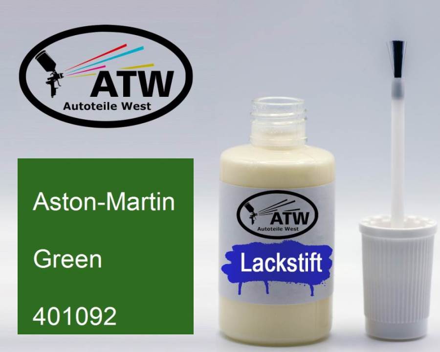 Aston-Martin, Green, 401092: 20ml Lackstift, von ATW Autoteile West.