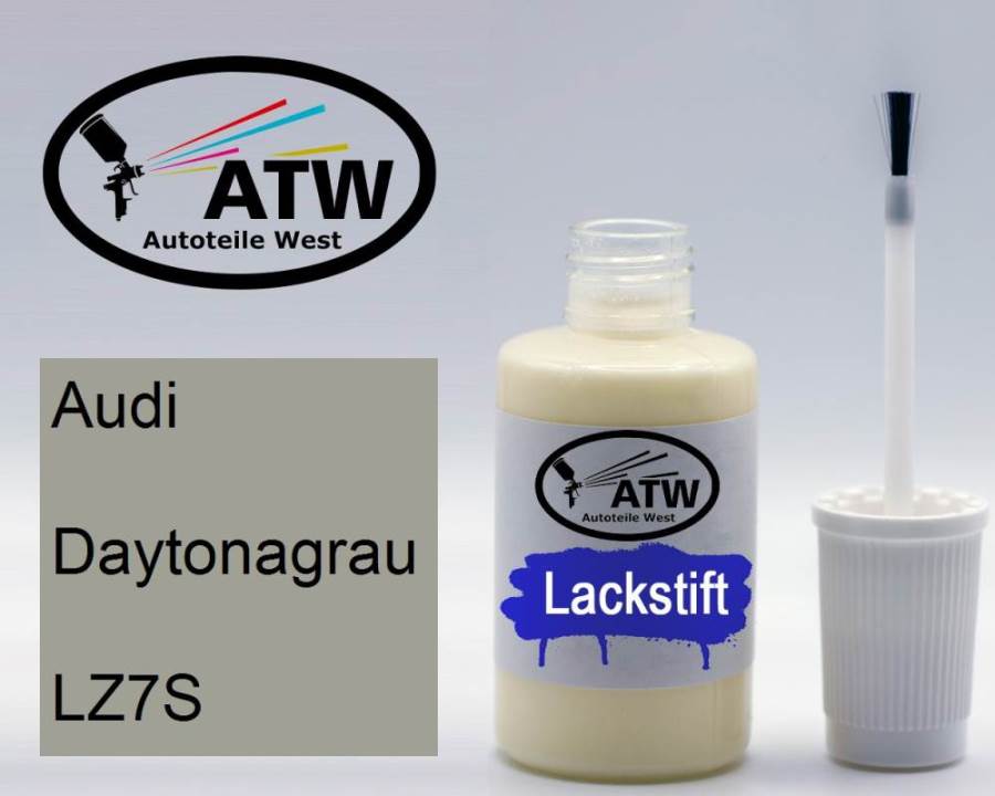 Audi, Daytonagrau, LZ7S: 20ml Lackstift, von ATW Autoteile West.