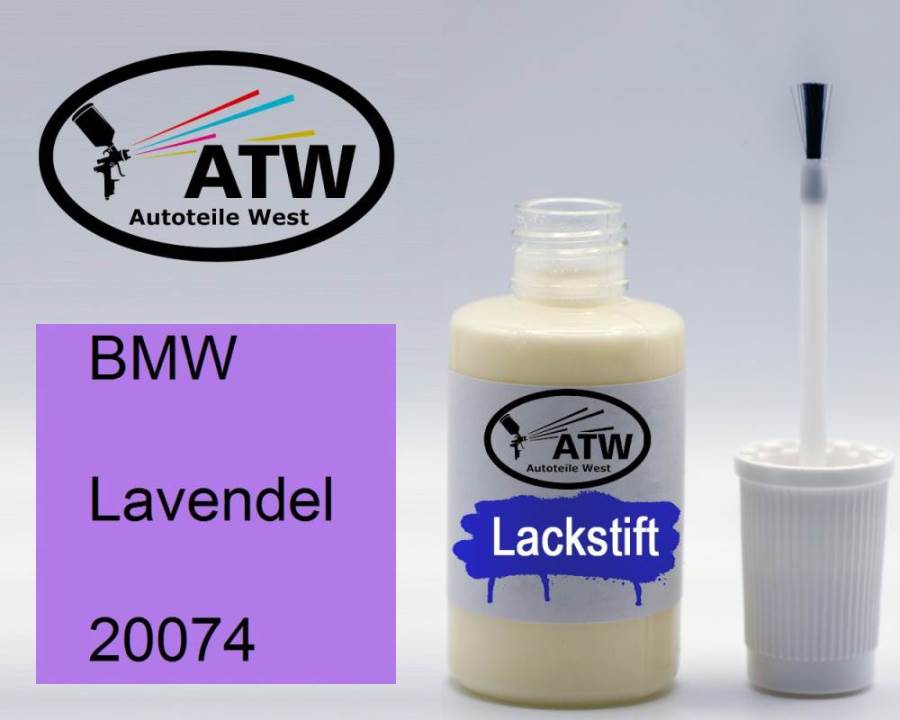 BMW, Lavendel, 20074: 20ml Lackstift, von ATW Autoteile West.