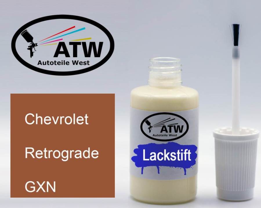 Chevrolet, Retrograde, GXN: 20ml Lackstift, von ATW Autoteile West.