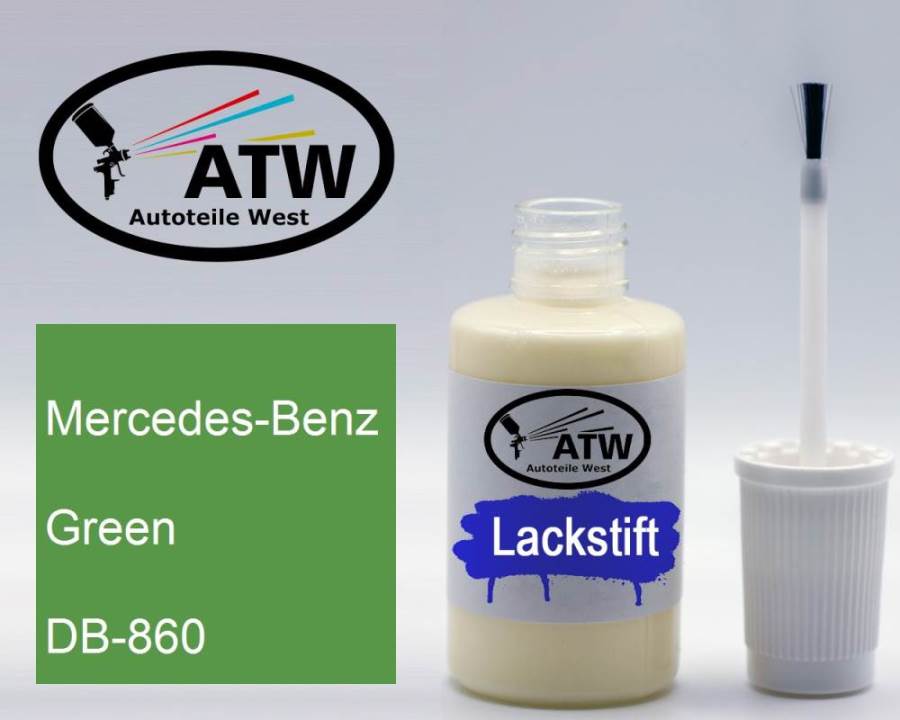 Mercedes-Benz, Green, DB-860: 20ml Lackstift, von ATW Autoteile West.