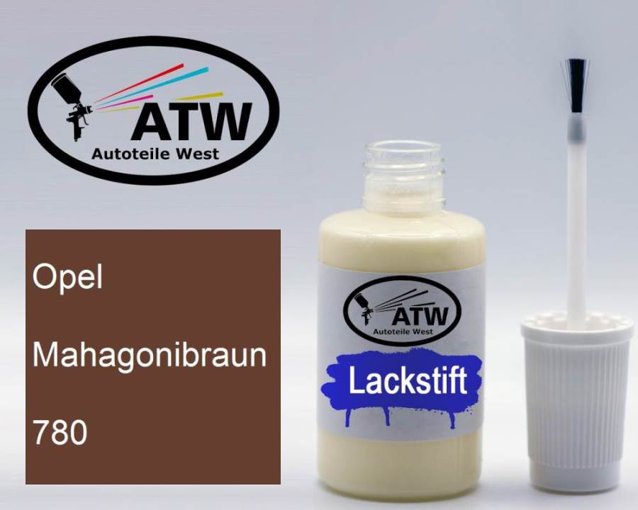 Opel, Mahagonibraun, 780: 20ml Lackstift, von ATW Autoteile West.