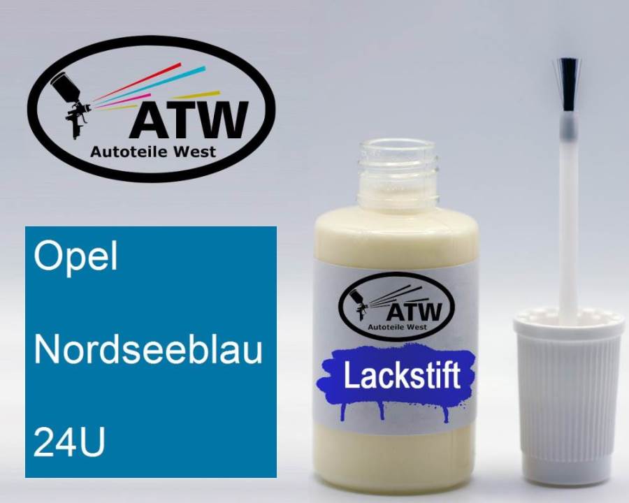 Opel, Nordseeblau, 24U: 20ml Lackstift, von ATW Autoteile West.