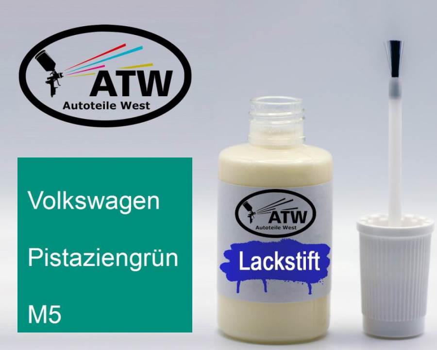 Volkswagen, Pistaziengrün, M5: 20ml Lackstift, von ATW Autoteile West.