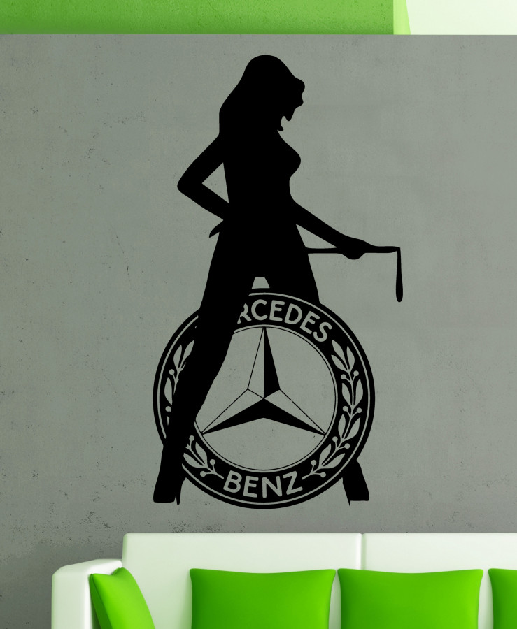 Aufkleber Mercedes Benz Girl