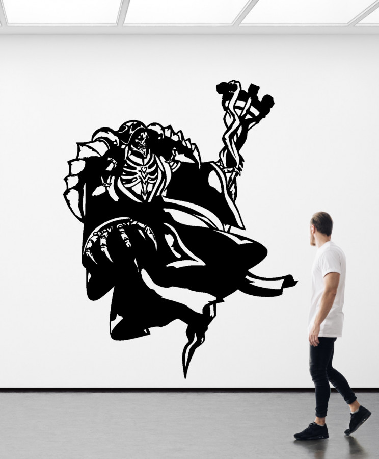 Wandtattoo Overlord Ainz Ooal Gown - Momonga