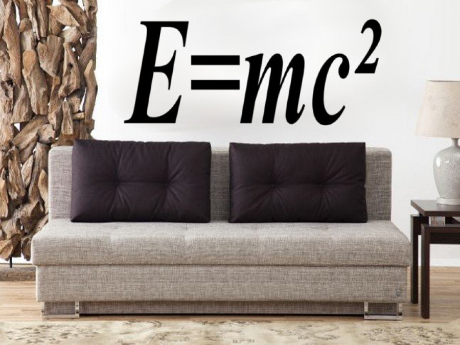 Aufkleber E=mc²