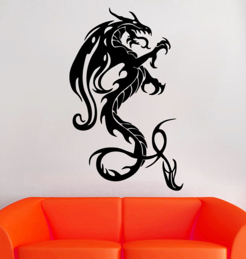 Wandtattoo Dragon