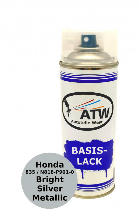 Autolack für Honda 835 / N818-P901-0 Bright Silver Metallic