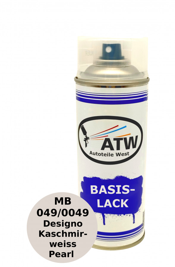 Autolack für Mercedes Benz 049 / 0049 Designo Kaschmirweiss Pearl