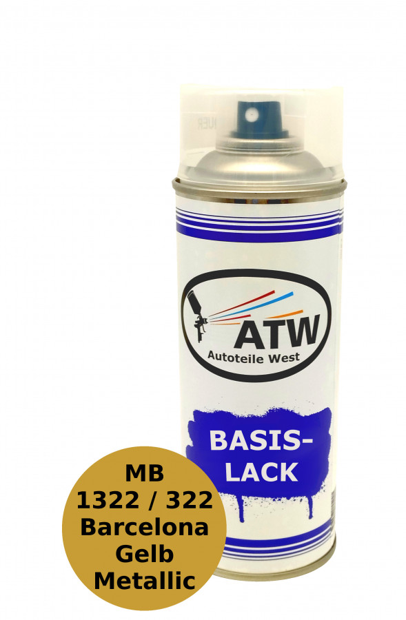 Autolack für Mercedes Benz 1322 / 322 Barcelona Gelb Metallic