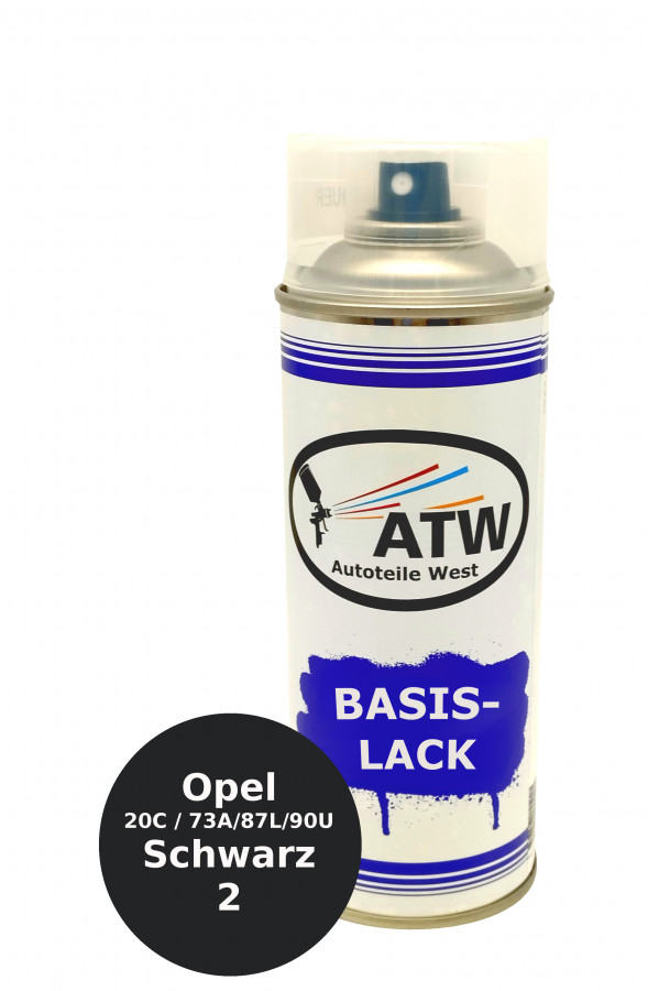 Autolack für Opel 20C / 73A/87L/90U Schwarz 2