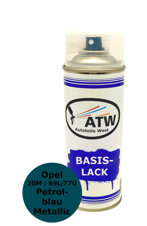Autolack für Opel 20M / 69L/77U Petrolblau Metallic