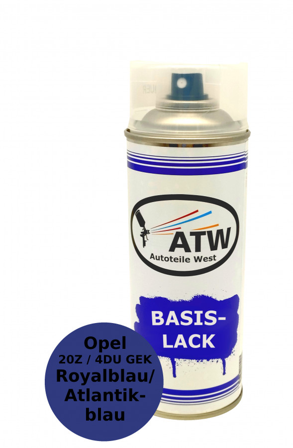 Autolack für Opel 20Z / 4DU GEK Royalblau / Atlantikblau
