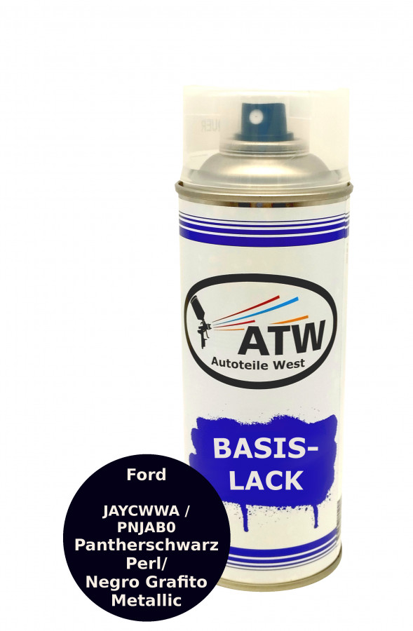 Autolack für Ford JAYCWWA /PNJAB0 Pantherschwarz Perl/Negro Grafito Metallic