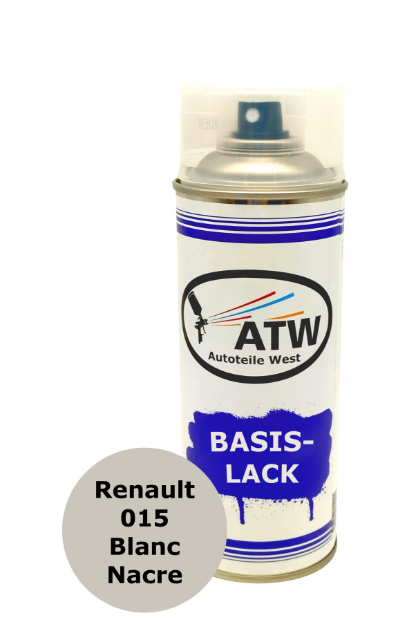 Autolack für Renault 015 Blanc Nacre